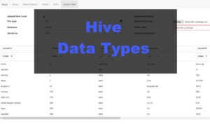 hive data types
