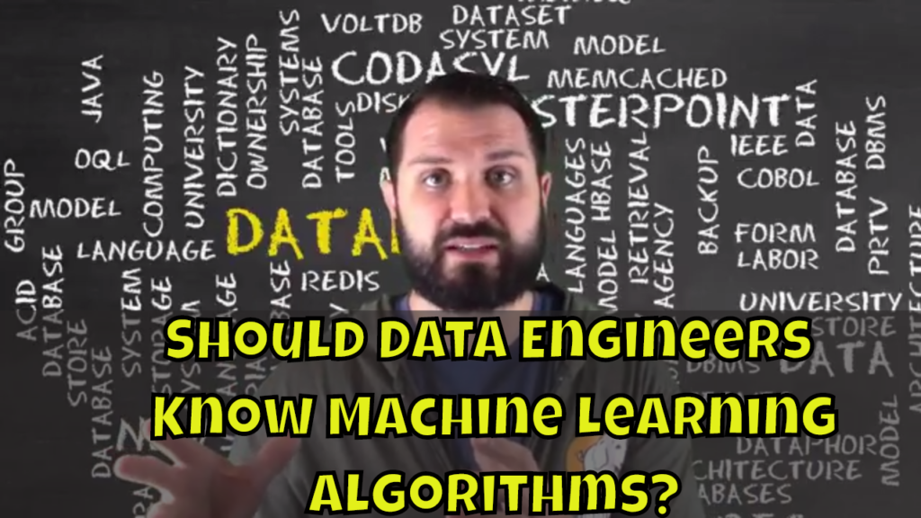 Should Data Engineers Know Machine Learning Algorithms?