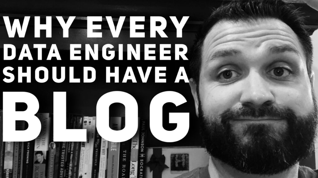 Data Engineers Should have a blog